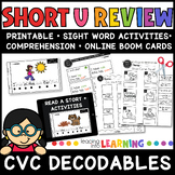 CVC Decodable Readers | Book 16: Short U Review | Science 