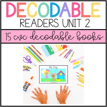 Preview of Beginner CVC Decodable Readers Kindergarten