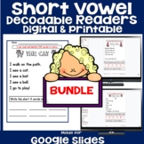 CVC Decodable Readers - Short Vowel BUNDLE!