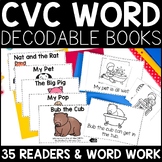 CVC Decodables & Word Work BUNDLE | Practice Reading Simpl