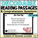 Decodable Reading Passages and Comprehension Questions Sli