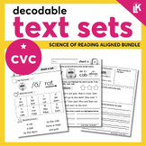 CVC Decodable Text Sets Bundle - Science of Reading Aligne