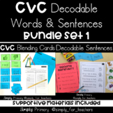 CVC Decodable Words and Sentences