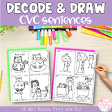 CVC Decode and Draw Mini Books