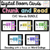 CVC Decoding with Word Families: Digital Boom Card BUNDLE