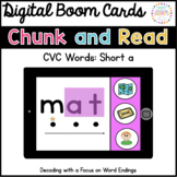 CVC Decoding with Word Families: Short a Boom Cards