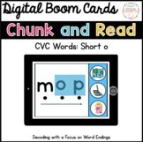 CVC Decoding with Word Families: Short o Digital Boom Cards