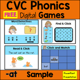 Phonics Game CVC Interactive Short Vowel Digital Activitie