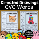 CVC Directed Drawings and Phonics Writing Center