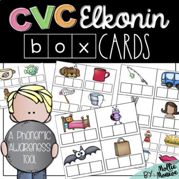 Preview of CVC Elkonin Box Cards