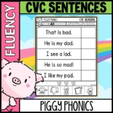 CVC FLUENCY : Read and Match ( Simple Sentences )