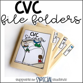 Preview of CVC File Folder Activities