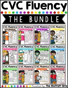 Preview of CVC Fluency THE BUNDLE