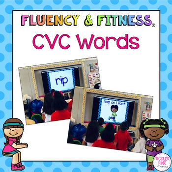 Preview of CVC Words Fluency & Fitness® Brain Breaks