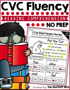 Preview of CVC Fluency: Reading Comprehension