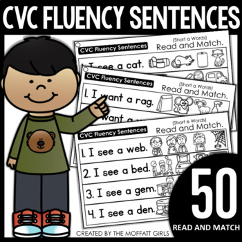 Preview of CVC Fluency Sentences