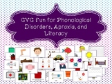 CVC Fun for Phonological Disorders, Apraxia, & Literacy