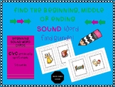 CVC Interactive Beginning, Middle and Ending Sound Cards Bundle