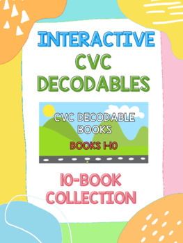Preview of CVC Interactive Decodable Books