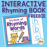 Rhyming Activity Freebie | interactive -at Word Family Rhy