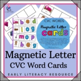 CVC Magnetic Letter Cards - 80 Building letter Cards Activ
