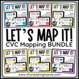 CVC Map It Task Cards BUNDLE