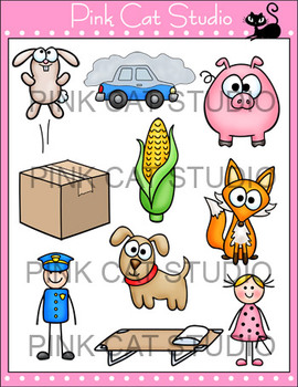 Middle 'o' CVC Clip Art Value Pack - Personal or Commercial Use