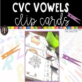 CVC Short Vowel Clip It Cards