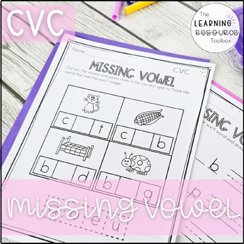 Preview of Missing Vowel | CVC Words
