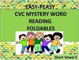 CVC Mystery Word Reading Foldables Short E