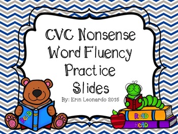Preview of CVC Nonsense Word Smartboard