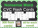 CVC Nonsense Word Fluency Flash Cards
