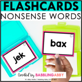CVC Nonsense Words Flashcards - Taskcards - Science of Rea