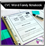 Word Family Notebook - Short Vowel Practice