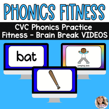 Preview of CVC Phonics Fitness Practice Videos