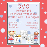 CVC Phonics and Phonemic Awareness Mega Pack - Reading and