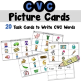 CVC Picture Cards for a Writing Center