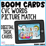 CVC Picture Match - Boom Cards l Distance Learning