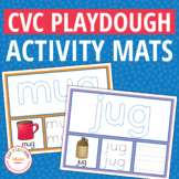 CVC Word Family Play Dough Activity Mats