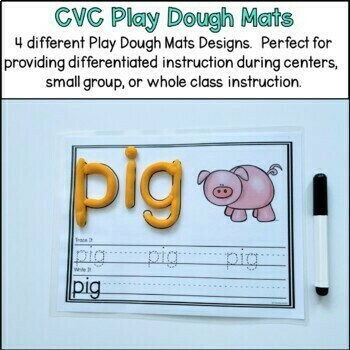 CVC Playdough Mats