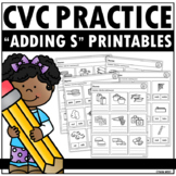 CVC Practice "Adding s" Practice
