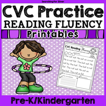 Preview of CVC Practice: Reading Fluency Science of Reading (PDF & Digital)