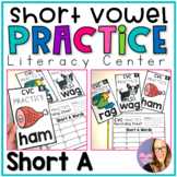 CVC Practice - Short A - Literacy Center