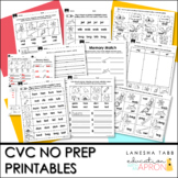 CVC Printables No Prep