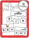 CVC Puzzles-CVC Word Family Puzzles-Short Vowel Sounds