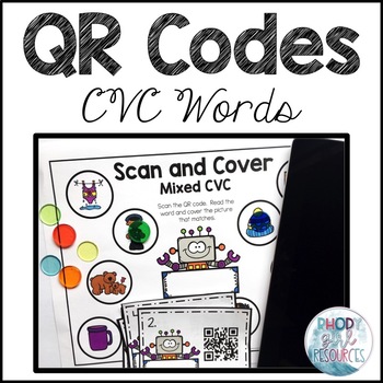 Preview of QR Codes: CVC Words