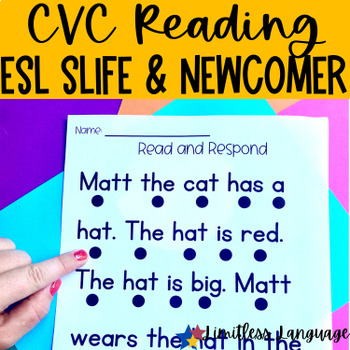 Preview of CVC Reading Activities for ESL and SLIFE Students