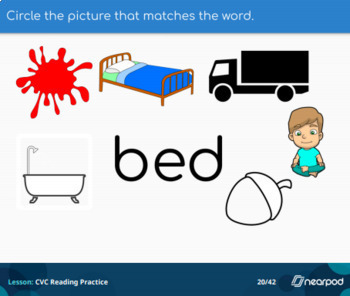 CVC Reading Practice: NEARPOD by Another Teacher Mama | TPT