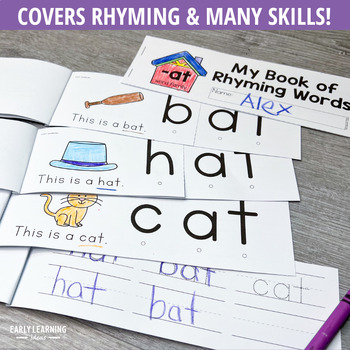 Rhyming Activities - CVC Rhyming Flip Books – Early Learning Ideas