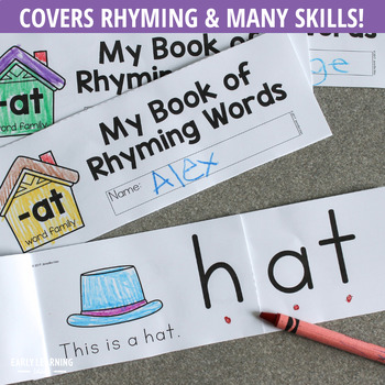 Rhyming Activities - CVC Rhyming Flip Books – Early Learning Ideas